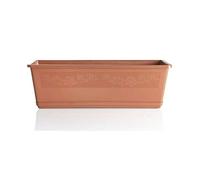 Bama Jardinière de Balcon avec Soucoupe 60 cm