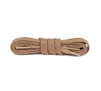 Bama Lacets Plats en Coton 1 Paire - Lacets de Remplacement Résistants pour Chaussures du Quotidien - Résistants à la Déchirure et Couleur Durable (Beige foncé | 120 cm - 6 à 8 paires d’œillets)