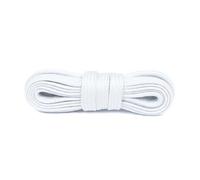 Bama Paire de lacets plats en polyester pour chaussures de sport et baskets - 120 cm - Résistants - Couleurs résistantes - Pour chaussures de 6 à 8 œillets, blanc, 120 cm - 47 inch - 6 to 8 eyelet