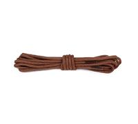 Bama Lacets Ronds en Coton - 1 Paire, 100% Coton, Lacets de Remplacement Résistants et Couleur Durable pour Baskets, Chaussures Casual et Bottes (Marron moyen | 120 cm - 6 à 8 paires d’œillets)