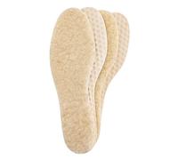 Bama - Lot de 2 paires de semelles intérieures chaudes et confortables en laine pure pour les jours d'hiver très froids - Semelle intérieure unisexe - Pour les chaussures d'hiver solides