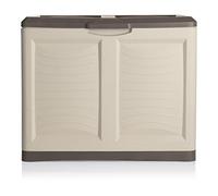 Bama Coffre de rangement Mettitutto en plastique 200 L Taupe