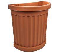 Vase Cylindrique Extérieur Plantes Fleurs à Partir De Balcon Pot Ronde +