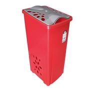 Bama Perla Corbeille à Linge litres 45, Corail Rouge, Taille Unique