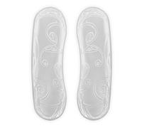 Bama Semelles antidérapantes en gel pour talon - Coussinets en gel auto-adhésifs et antidérapants pour la protection Empêche les frottements, la pression et le glissement - transparent - 1 paire