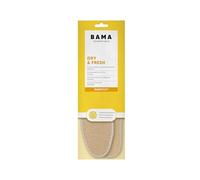 Bama Semelles de chaussures Dry & Fresh - Semelles intérieures de chaussures pieds nus de qualité Inserts respirants pour l'été avec ions d'argent 1 paire - 38/39 EUR