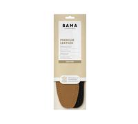 Bama Semelles intérieures en cuir Premium - Semelles intérieures en cuir Inserts absorbant les chocs avec charbon actif pour plus de confort pour adultes 1 paire - 46/47 EUR