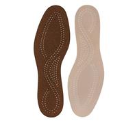 Bama Semelles intérieures en fibre de cuir Semelles intérieures de chaussures rembourrées pour plus de confort et de soutien absorbant l'humidité pour adultes 1 paire - 36/37 EUR