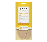 Bama Semelles intérieures pour chaussures pour enfants Dry & Fresh - Semelles intérieures pour chaussures pieds nus respirants pour l'été avec ions d'argent 1 paire 26/27 EUR