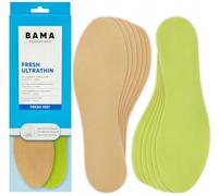 Bama Semelles intérieures ultra-fines Fresh - Semelles intérieures unisexes ultra-fines | Semelles testées dermatologiquement pour des pieds frais 6 paires - 41/42 EUR