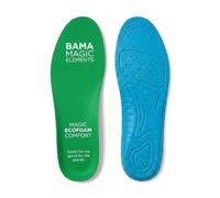 Bama Semelles Magic Soft Comfort - Semelles intérieures rembourrées en mousse écologique avec micro-chambres à air intérieures confortables, respirantes et recyclables Vert/Bleu - 35/36 EUR
