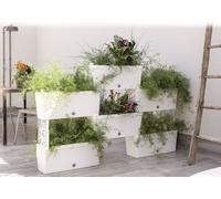 BAMA Set d'arrosoirs en BRICK, blanc