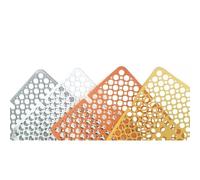 bama Set De 3 Tapis D'évier en Plastique - Orange - 30 X 30/30 X 39 Cm
