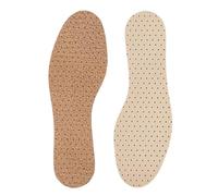 Bama Standard Buffalo Plus - Semelles avec Fibres de Cuir Respirantes et Mousse de Latex Doublures de Chaussures Absorbant la Transpiration pour Hommes et Femmes - Lot de 3 Taille 44/45 EUR