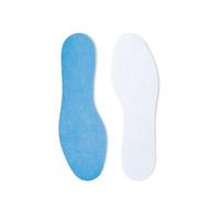 Bama Standard FRESH’INS semelles ultrafines pour chaussures 6 paires - semelles absorbantes d’humidité, parfumées et antidérapantes, blanc/bleu - EUR 37/38