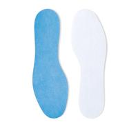 Bama Standard FRESH’INS semelles ultrafines pour chaussures homme 6 paires - semelles absorbantes d’humidité, parfumées et antidérapantes, blanc/bleu - EUR 44/45
