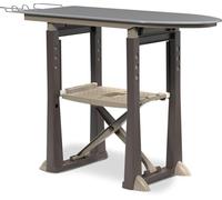Bama Trend Table à Repasser, Plastique, Taupe, 137 x 40 x 92 cm