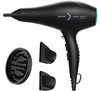 Bamba Ionicare 5350 Powershine Ice Ionic Hair Dryer. 2600 W Of Power,Real Ions,Two Precision Nozzles,Diffuser For Large Volume,Temperature And Speed Adjustment
