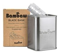 Bambaw Boîte À Lames De Rasoir En Métal Argent 1 Pièce