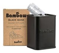 Bambaw Boîte À Lames De Rasoir En Métal Noire 1 Pièce