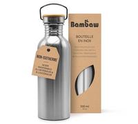 Bambaw Bouteille d'eau réutilisable en acier inoxydable facile à nettoyer sans BPA pour enfants 500 ml