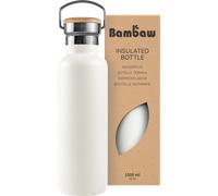 Bambaw Bouteille Isotherme en Inox 1000 ml - Polar White