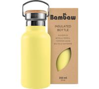 Bambaw Bouteille Isotherme en Inox 350 ml - Yellow Beam