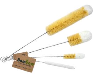 Bambaw Set de Brosses pour Bouteille - 4 pièces
