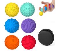Bambebe 6 Balles Antistress Magnétiques en Silicone, Boules de Décompression Sensorielle, Fidget Toys Anti-Stress et Anti-Anxiété pour Adultes et Enfant