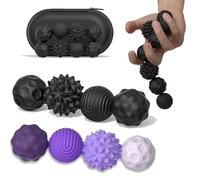 Bambebe 8 Balles Silicone Antistress Magnétiques, Boules de Décompression Sensorielle, Fidget Toys Anti-Stress et Anti-Anxiété pour Adultes et Enfant