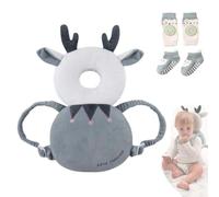 Bambebe Bébé Protection de la Têt Securite Casque Bebe Anti Choc Protection Baby Head Protector Casque Protection Bébé Protection Tête Enfant Sac à Dos Tout-Petits(Cerf)