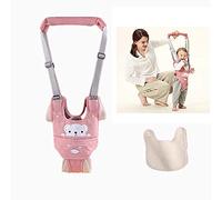 Bambebe Harnais Marche Toddler, Aide à la Marche Bébé Ajustable, Aide à la Marche Enfant, Double Usage Détachables Toddler Marche Protection Ceinture,pour 8 à 27 Mois Bébé en Bas Âge Enfants (Rose)
