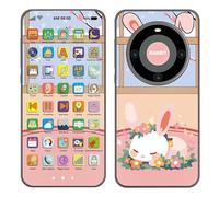 Bambebe Téléphone Jouet Bébé Rechargeable 12-18 Mois, Jouet Musical Interactif avec Sons et Lumières, Jouet Éducatif pour Filles Garçons 1 an, Idée Cadeau Bébé (Anglais Version)