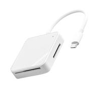 Bamberg Adaptateur de Lecteur de Carte Mémoire 4 en 1 Type C USB-C Smart Media OTG M2 SD SM XD Lecteur de Carte pour Accessoires Android