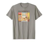 Bamberg, Bavière, sud de l'Allemagne, Dessin à la Main T-Shirt
