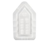Bamberg Maison Bougeoir Moule en Silicone Bricolage à la Main Fenêtre Maisons Plâtre Béton Résine Chandelier Artisanat Moulage Moules M