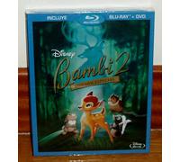 BAMBI 2 Le Prince De La Forêt Blu Ray+DVD DISNEY NEUF SLIPCOVER (NON OUVERT) R2