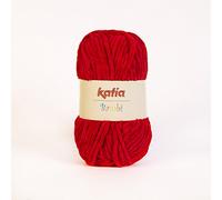 Bambi, épais Chenille de fil de Katia - Rouge (312)