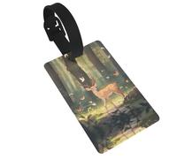 Bambi Étiquettes de bagage de voyage en avion - Protection de la vie privée - Accessoires de bagages - Pour femme et enfant