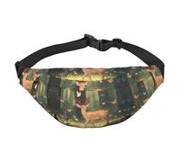 Bambi Grand sac banane tendance pour voyage, décontracté, convient pour le sport, la course à pied, le cyclisme, les voyages, la pêche