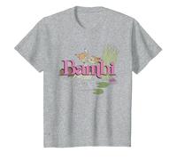 Bambi Kiss T-Shirt, Enfant, Gris Chiné, 4 ans