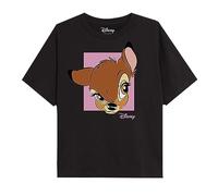 Bambi - T-Shirt - Fille (5-6 Ans) (Noir)