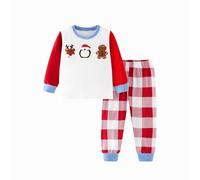 Bambin Filles Noël Pyjamas Licorne Vêtements de Nuit 2pcs Manches Longues Pjs Ensembles de Pyjama pour Enfants Taille 3-4 Ans 4T Cadeaux De Action de grâces Action de grâces Noël Cadeaux