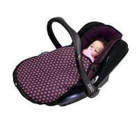 Bambini monde Chancelière d'hiver pour coque bébé Maxi Cosi Cabrio Fix avec polaire étoiles