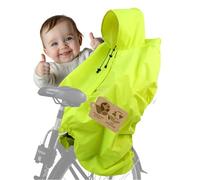 BambiniWelt by Rafael K. Cape de pluie pour siège de vélo d'enfant, siège de vélo, bandes réfléchissantes, protection contre la pluie universelle