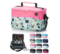 BambiniWelt by Rafael K. Sac pour cubes auditifs [Sac pour Toniebox et Tigerbox Touch] Rangement pour figurines auditives Tonies Kit de démarrage Sac de transport Sac de transport réglable avec