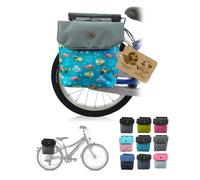 BambiniWelt by Rafael K. Sacoche de vélo - Sacoche de porte-bagages imperméable pour vélo d'enfant 18-24 pouces - pour tous les vélos PUKY et WOOM - Sacoche de vélo robuste (Modèle 2 (M2))