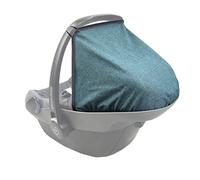 Bambiniwelt Capote pare-soleil pour nacelle compatible avec Maxi Cosi Pebble chiné (turquoise chiné)