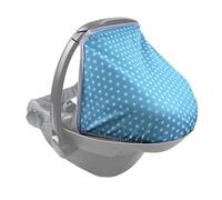 Bambiniwelt Capote pare-soleil pour nacelle compatible avec Maxi Cosi PEBBLE étoiles (turquoise)