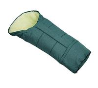 BAMBINIWELT Chancelière d'hiver pour poussette, buggy ou luge, en laine, taille réglable, momie chinée, olive mélangée